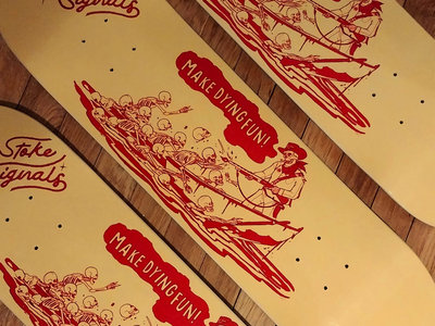 Stoke Signals Skate Deck